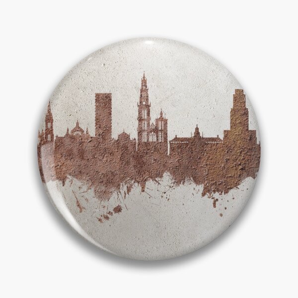 Item preview, Antwerp Belgium Skyline designed and sold by ArtPrints.
