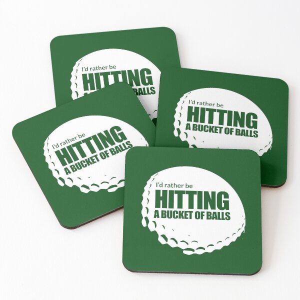 Item preview, I'd rather be hitting a bucket of balls - funny golf designed and sold by PlanetPrinted.