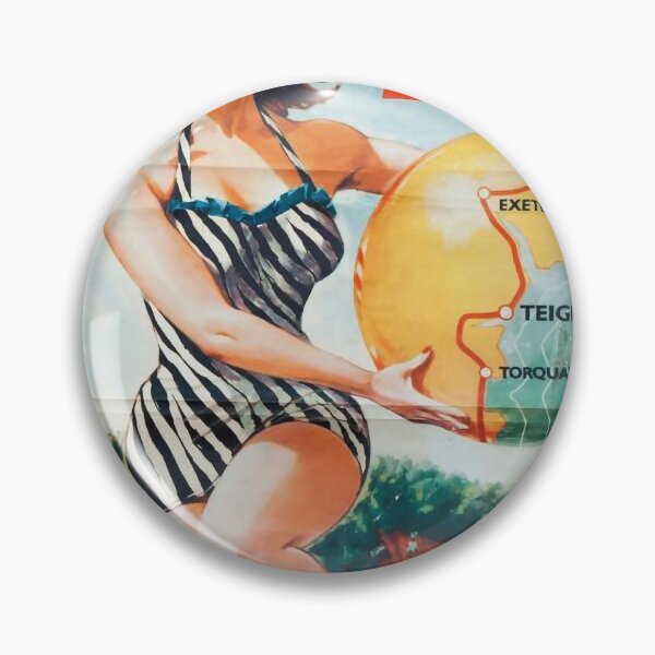 Item preview, Teignmouth is Devon vintage travel poster designed and sold by stickart-marek.