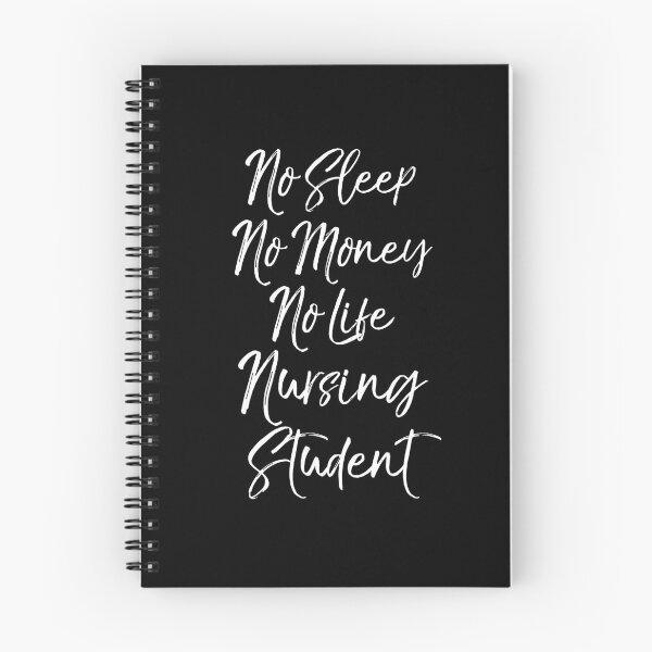Item preview, No Sleep No Money No Life Nursing Student Cute Nursing Gift designed and sold by TNDesignStudio.