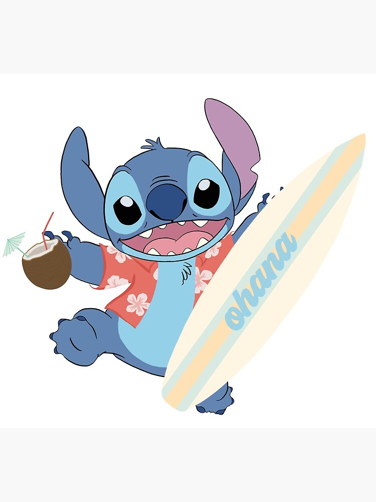 Stitch Beach Background