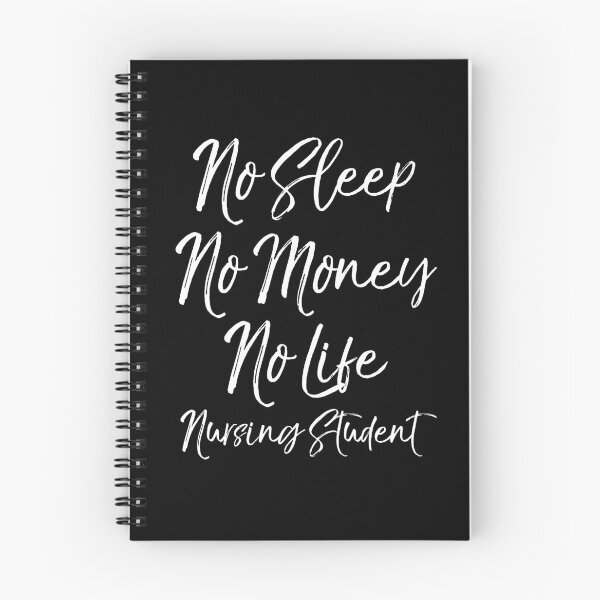 Item preview, No Sleep No Money No Life Nursing Student Gift Cute Nursing Gift designed and sold by TNDesignStudio.