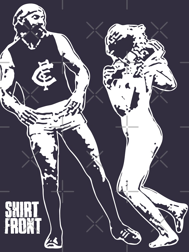 Beauty & The Bruce: Navy by shirtfront-co