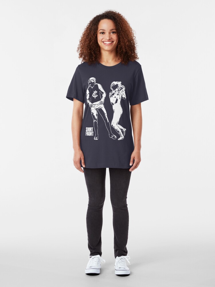 Alternate view of Beauty & The Bruce: Navy Slim Fit T-Shirt