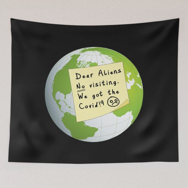 Item preview, Covid advice to aliens. designed and sold by shawaky.