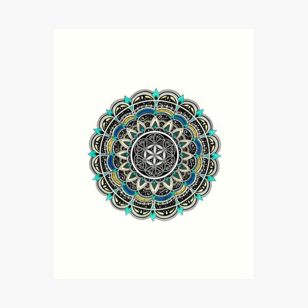 Item preview, Purification geometric mandala designed and sold by ahmedfouad.