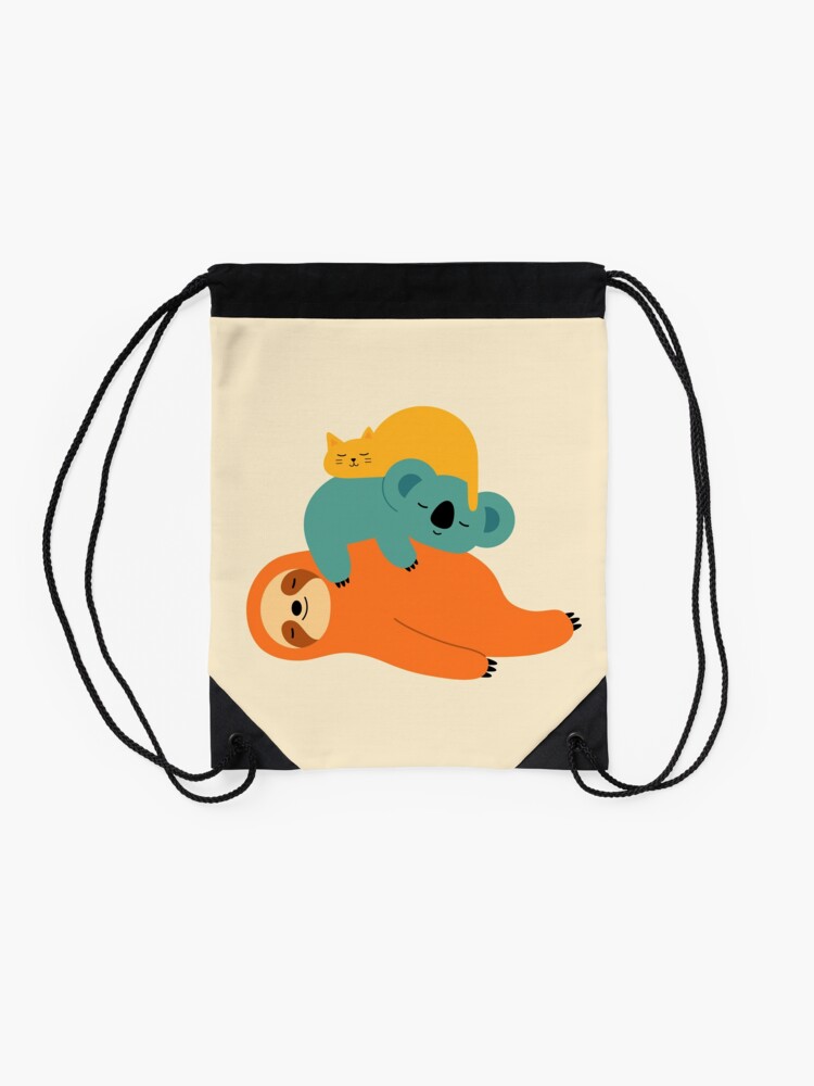 Alternate view of Being Lazy Drawstring Bag
