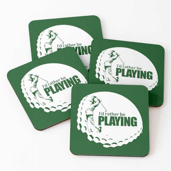 Item preview, I'd rather be playing - funny golf designed and sold by PlanetPrinted.