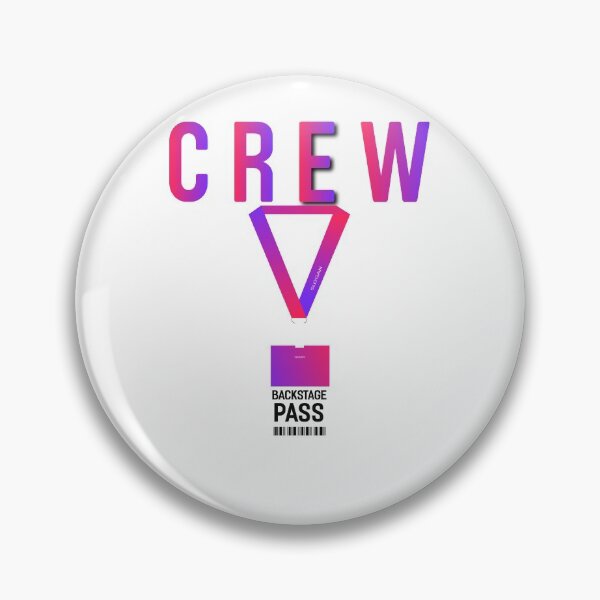 Item preview, Crew backstage pass designed and sold by fantasyy.