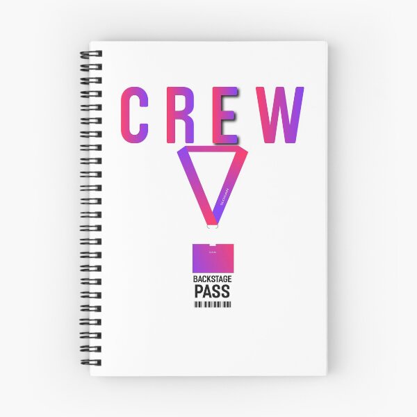 Item preview, Crew backstage pass designed and sold by fantasyy.