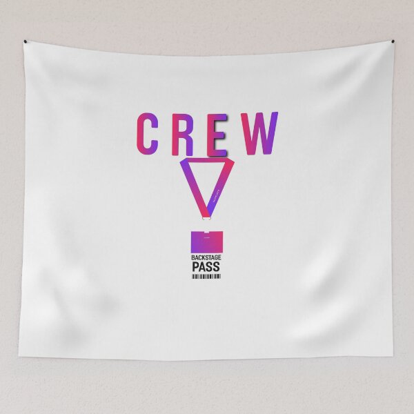 Item preview, Crew backstage pass designed and sold by fantasyy.