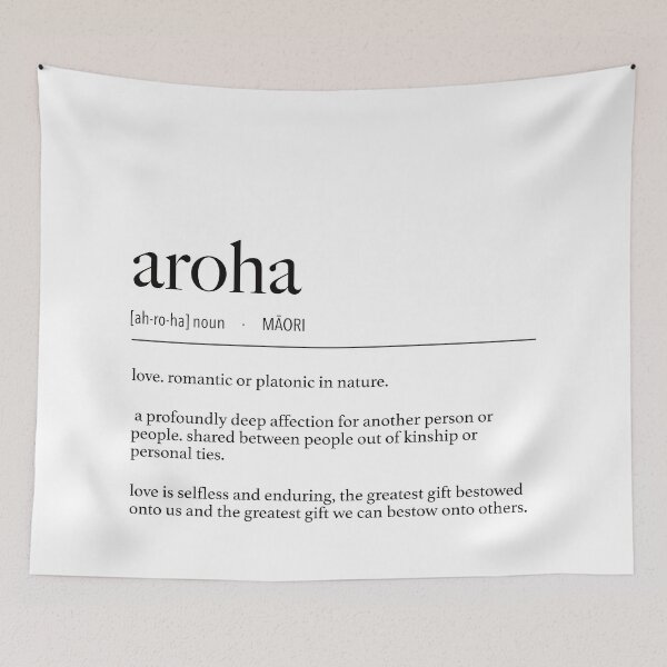 Item preview, New Zealand Maori Aroha (Love) Definition designed and sold by lolomastudio.