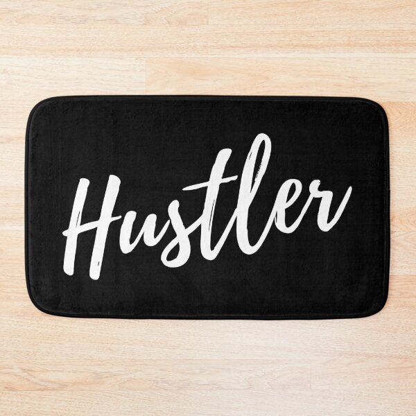 Item preview, Hustler - White designed and sold by Tee4Daily.