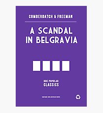 BBC Sherlock - A Scandal in Belgravia Minimalist Photographic Print