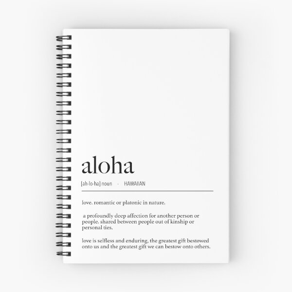 Item preview, Hawaiian Aloha (Love) Definition designed and sold by lolomastudio.