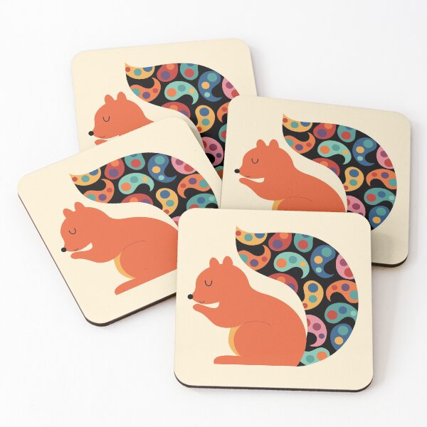 Item preview, Paisley Squirrel designed and sold by AndyWestface.