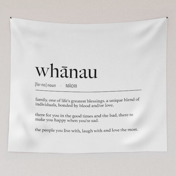 Item preview, New Zealand Maori Whanau (Family) Definition designed and sold by lolomastudio.