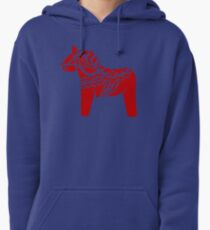dalahast dala horse toy sweden Pullover Hoodie