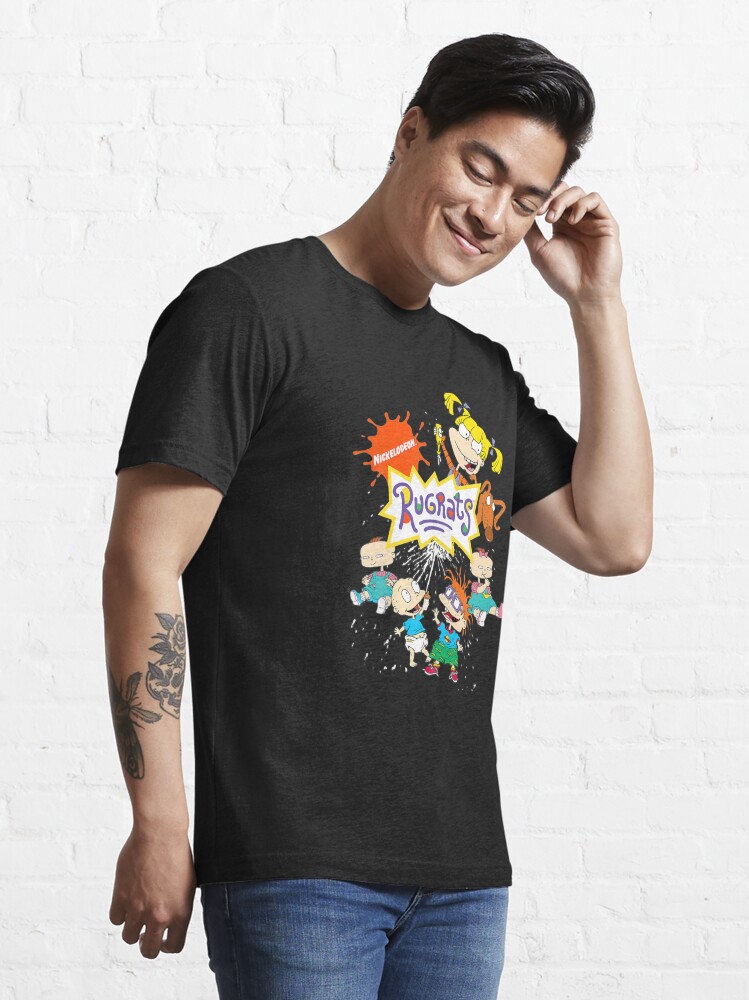 Discover Rugrats Logo With Nick Logo And Rugrats Characters Essential T-Shirt