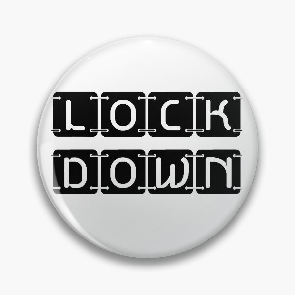 Item preview, LOCK DOWN IN WHITE designed and sold by basitcv.