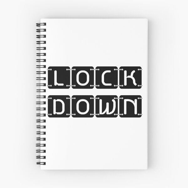 Item preview, LOCK DOWN IN WHITE designed and sold by basitcv.