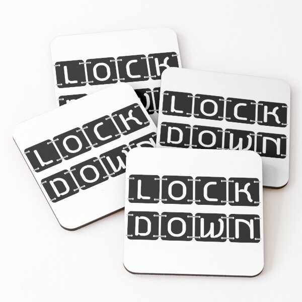 Item preview, LOCK DOWN IN WHITE designed and sold by basitcv.