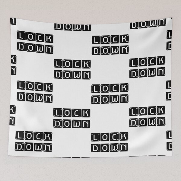 Item preview, LOCK DOWN IN WHITE designed and sold by basitcv.