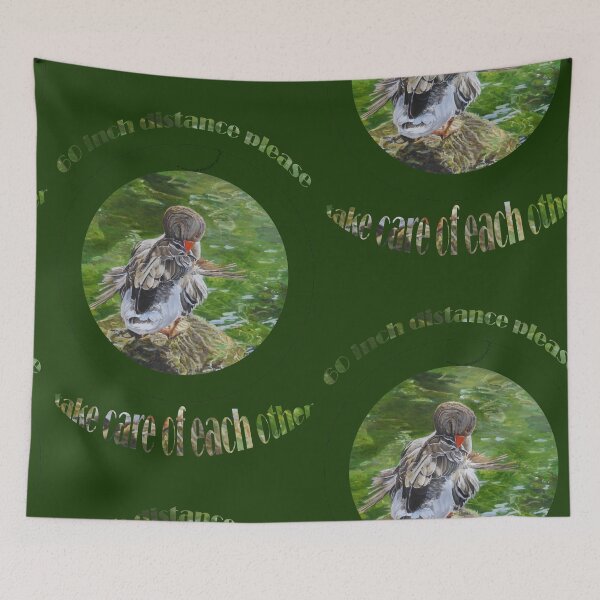 Item preview, Bird at social distance designed and sold by CamphuijsenArt.