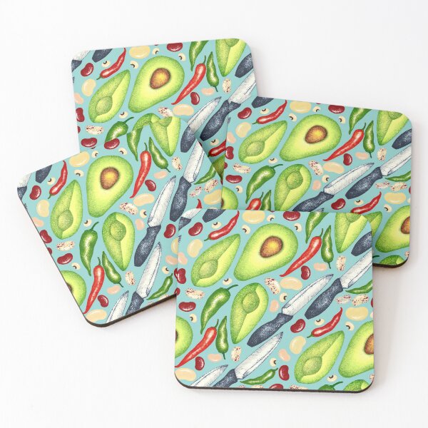 Item preview, Mexican Chef's Kitchen - turquoise  designed and sold by Perrin Le Feuvre.