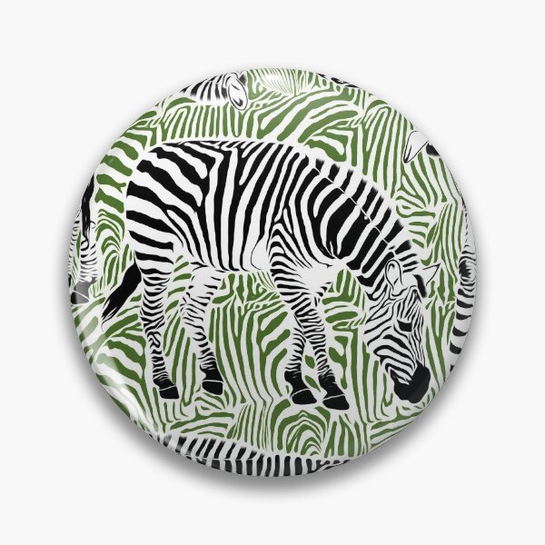 Artikelvorschau, Zebradruck - Schwarz & amp; Grün entworfen und verkauft von Raw-Run.