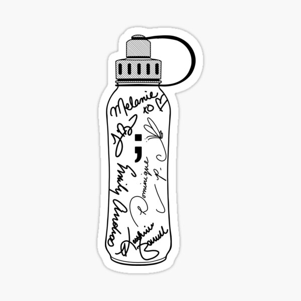Dom’s Bottle 2/2, Earp Cast Autographs Sticker