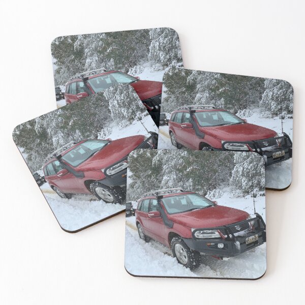 Item preview, Suzuki Grand Vitara and  Wrangler snow driving 4x4 4WD Victoria, Australia designed and sold by Juliette Remfrey.