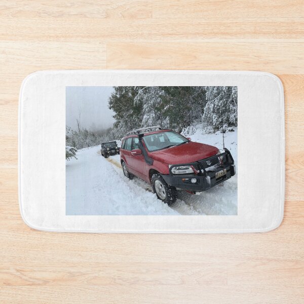 Item preview, Suzuki Grand Vitara and  Wrangler snow driving 4x4 4WD Victoria, Australia designed and sold by Juliette Remfrey.