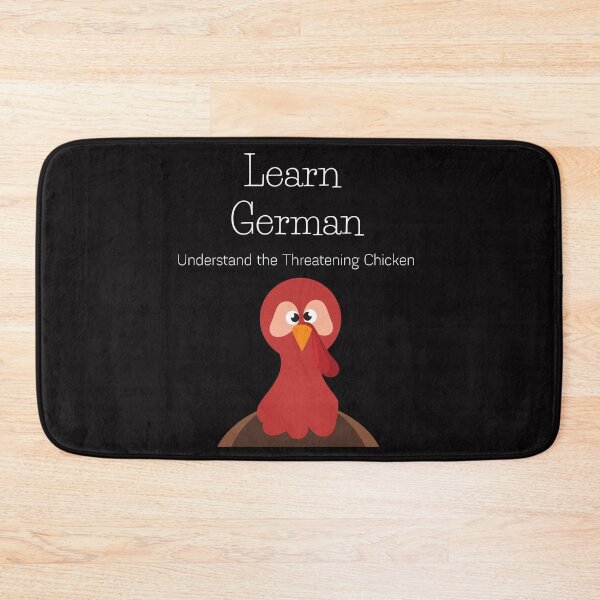 Item preview, Learn German Funny Threatening Turkey Chicken Truthahn designed and sold by Time4German.