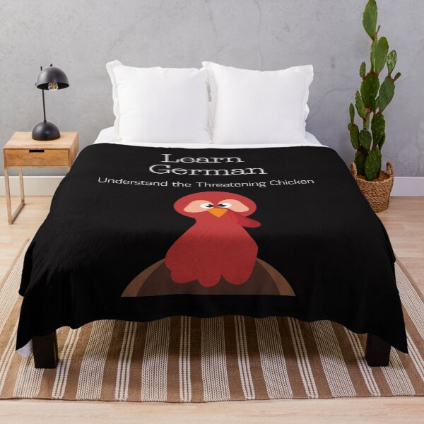 Item preview, Learn German Funny Threatening Turkey Chicken Truthahn designed and sold by Time4German.