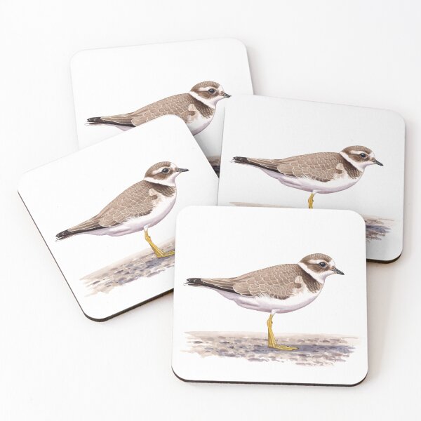 Item preview, Juvenile Common Ringed Plover illustration designed and sold by kokayart.