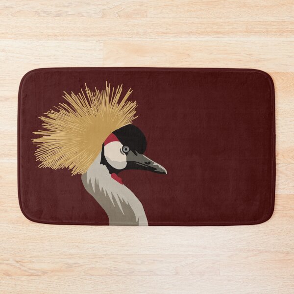 Item preview, Crowned Crane Portrait designed and sold by GeoCreate.