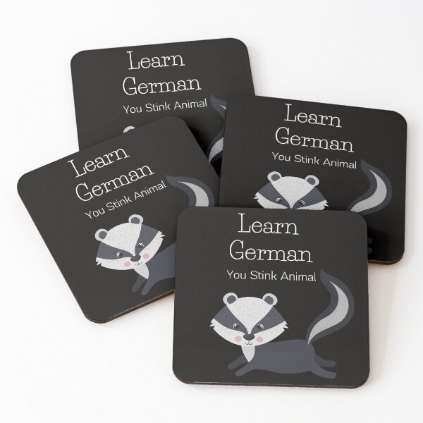 Item preview, Learn German You Stink Animal Funny Skunk Stinktier designed and sold by Time4German.