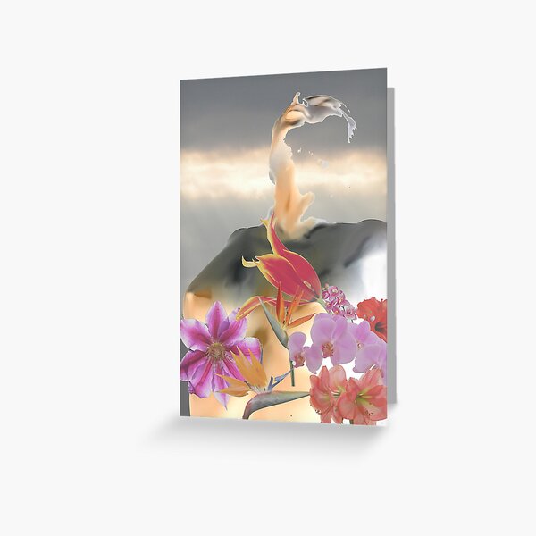Flower Madonna Greeting Card