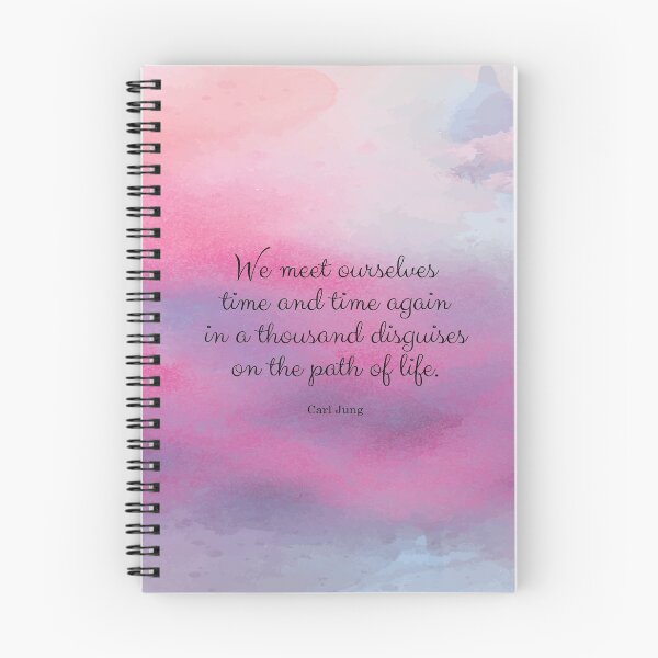 Item preview, We meet ourselves time and time again in a thousand disguises on the path of life. Carl Jung designed and sold by StudioCitrine.
