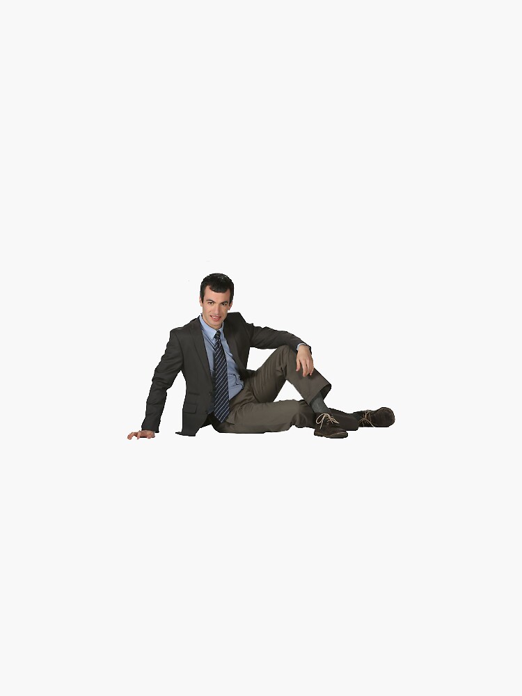 &ldquo;Nathan Fielder Posing&rdquo; Sticker for Sale by opsdesigns | Redbubble