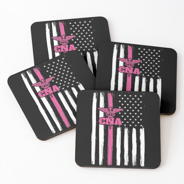 Item preview, CNA American Flag USA Pink Symbol designed and sold by SlinkyDesigns.