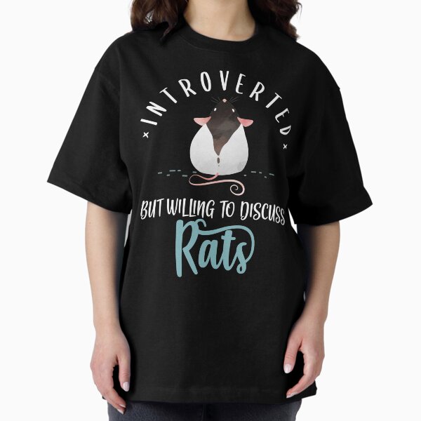 Item preview, Introverted But Willing To Discuss Rats designed and sold by Clara Hollins.