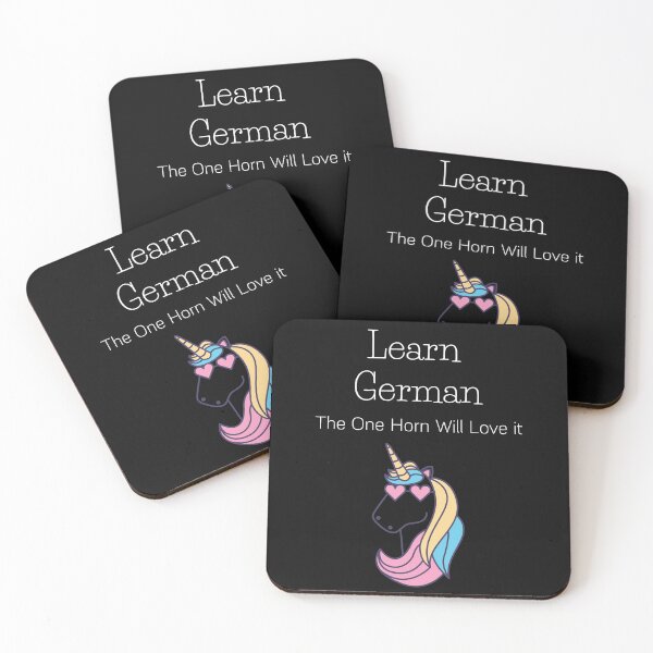 Item preview, Learn German The Unicorn 'Einhorn' (one horn) will love it  designed and sold by Time4German.