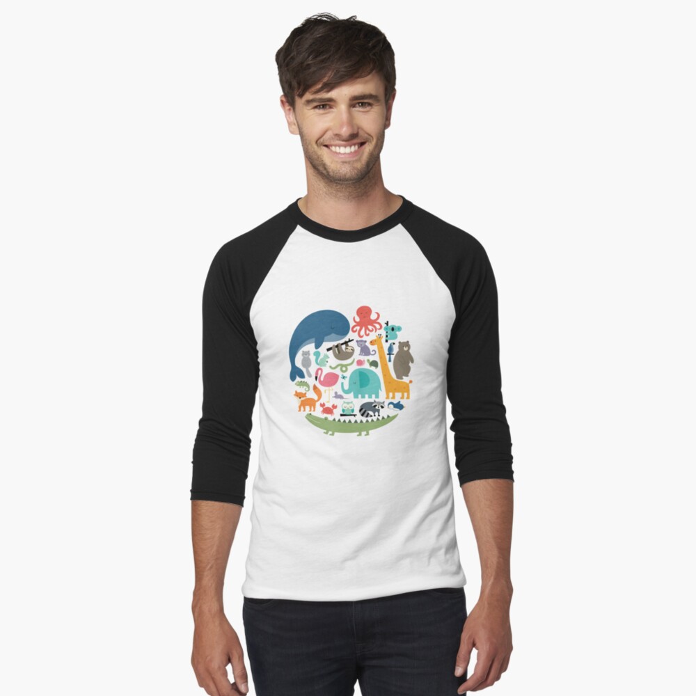 Item preview, Baseball ¾ Sleeve T-Shirt designed and sold by AndyWestface.