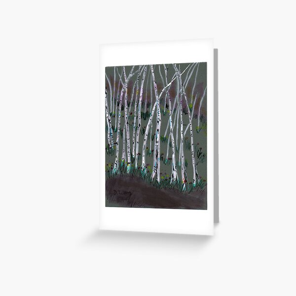 spring birches Greeting Card