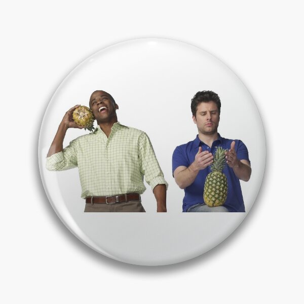 Item preview, Psych- Shawn and Gus with Pineapples designed and sold by opsdesigns.