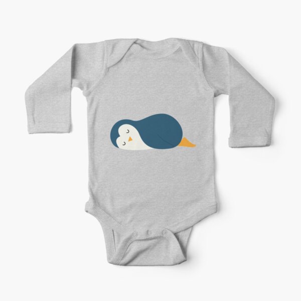 Little Blue Long Sleeve Baby One-Piece