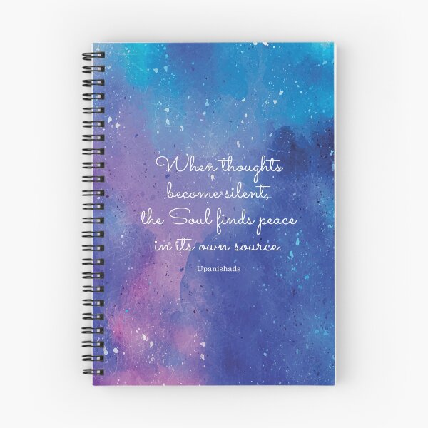 Item preview, When thoughts become silent, the Soul finds peace in its own source. Upanishads designed and sold by StudioCitrine.