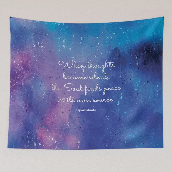 Item preview, When thoughts become silent, the Soul finds peace in its own source. Upanishads designed and sold by StudioCitrine.
